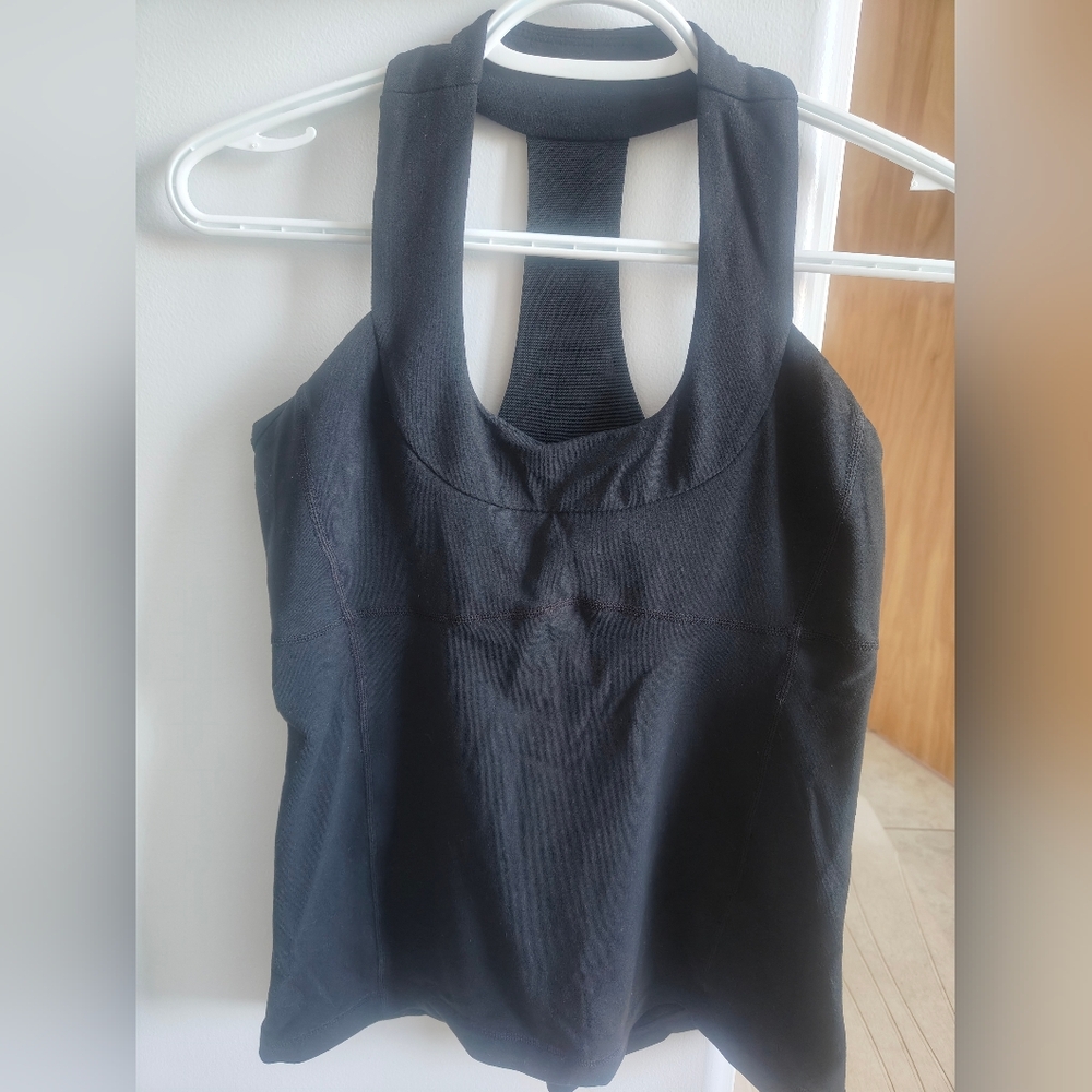 Lululemon Athletica Black Tank Top With Mesh